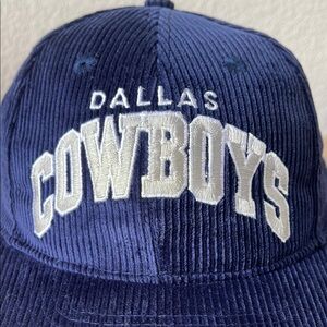 Vintage 90s Dallas Cowboys NFL Russell Athletics Corduroy Snapback / OS